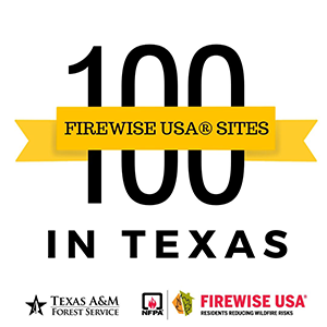 100 Firewise Sites in Texas